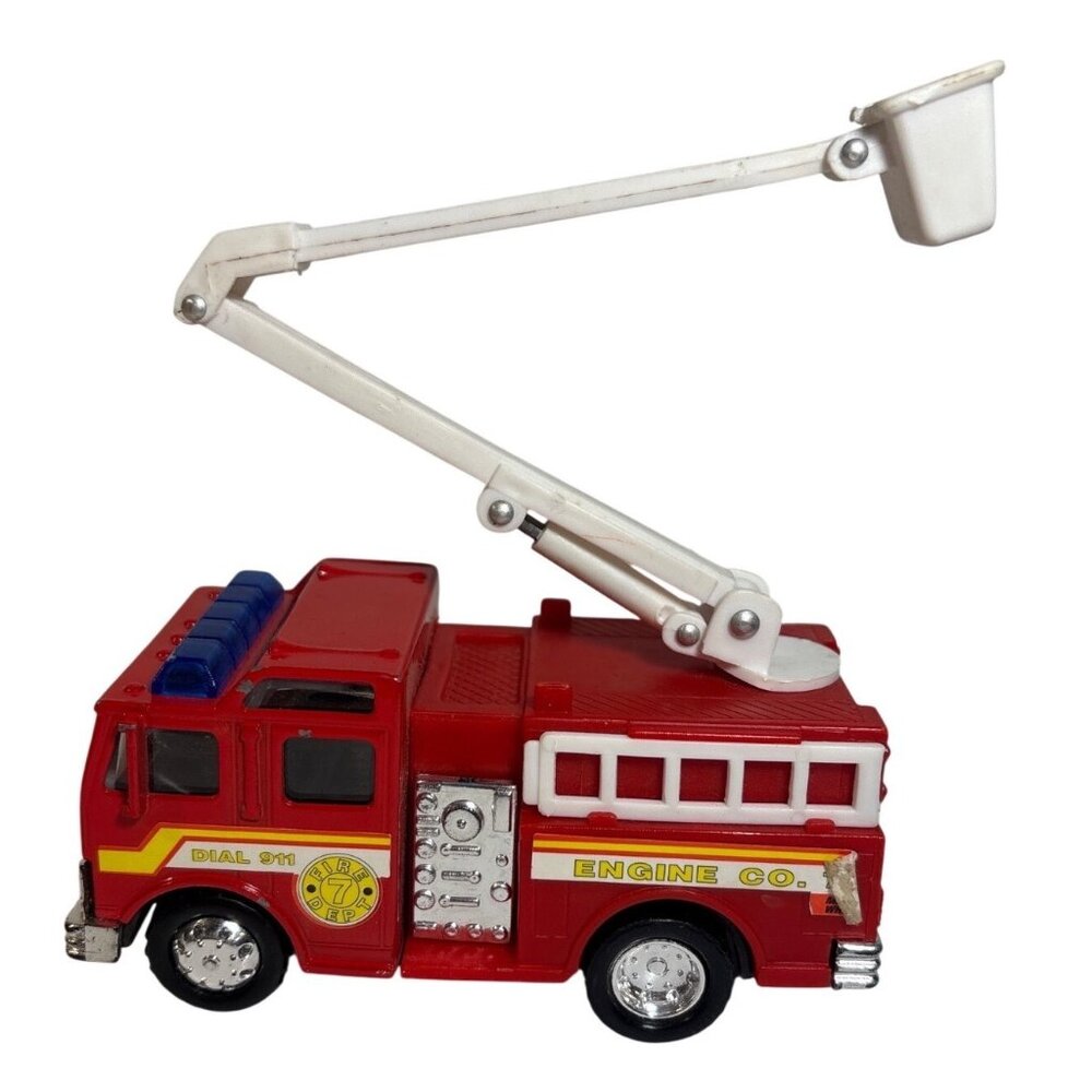 Soma Might Wheels Fire Truck Vintage 4.5" Long
